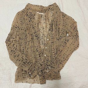 Eliot - XS - 100% Silk blouse